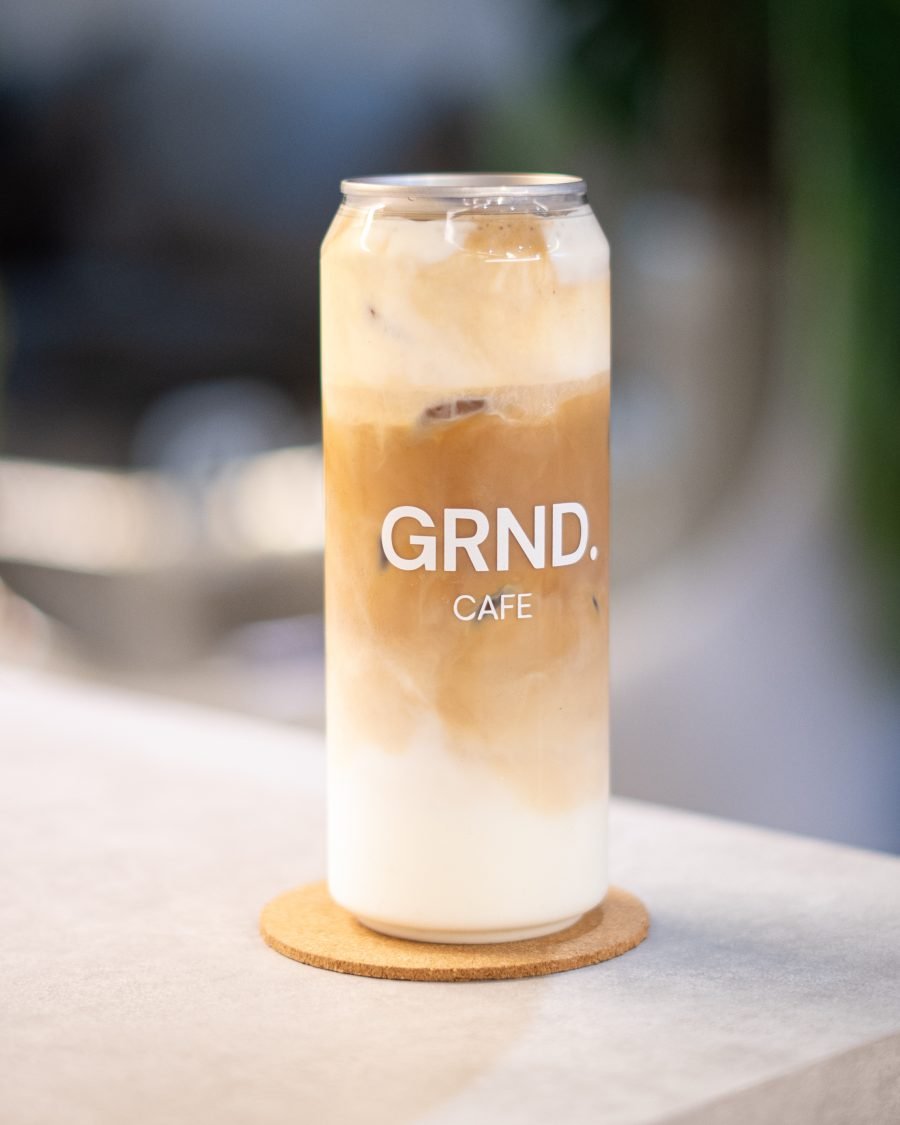 GRND canned iced latte